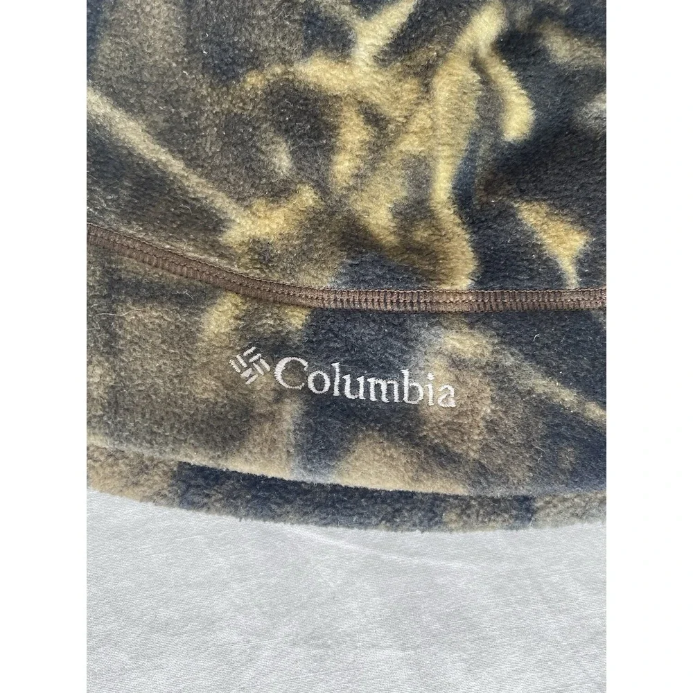 Columbia Kids Youth L/XL FleeceBeanie Hat Multicolor Camouflage